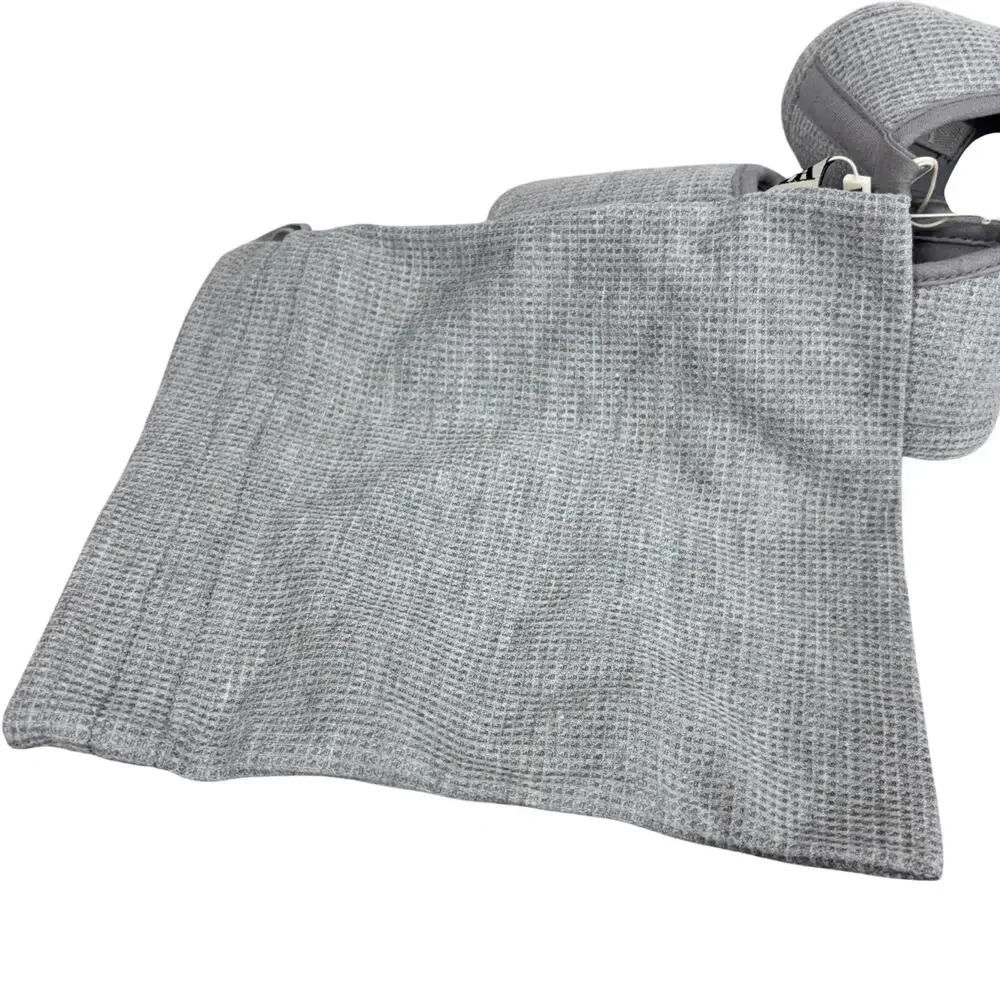 ZARA Kids/Baby Grey Waffle Knit Slippers with Grip Soles Size 28/29 NWT